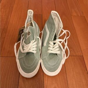 Vans Kids High-Top Sneakers - Mint Green